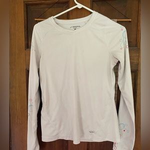 Brooks running top white